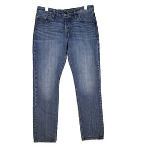Levi's Women Jeans 28 Blue Denim Mid-Rise Button-Fly Original Straight Leg W531